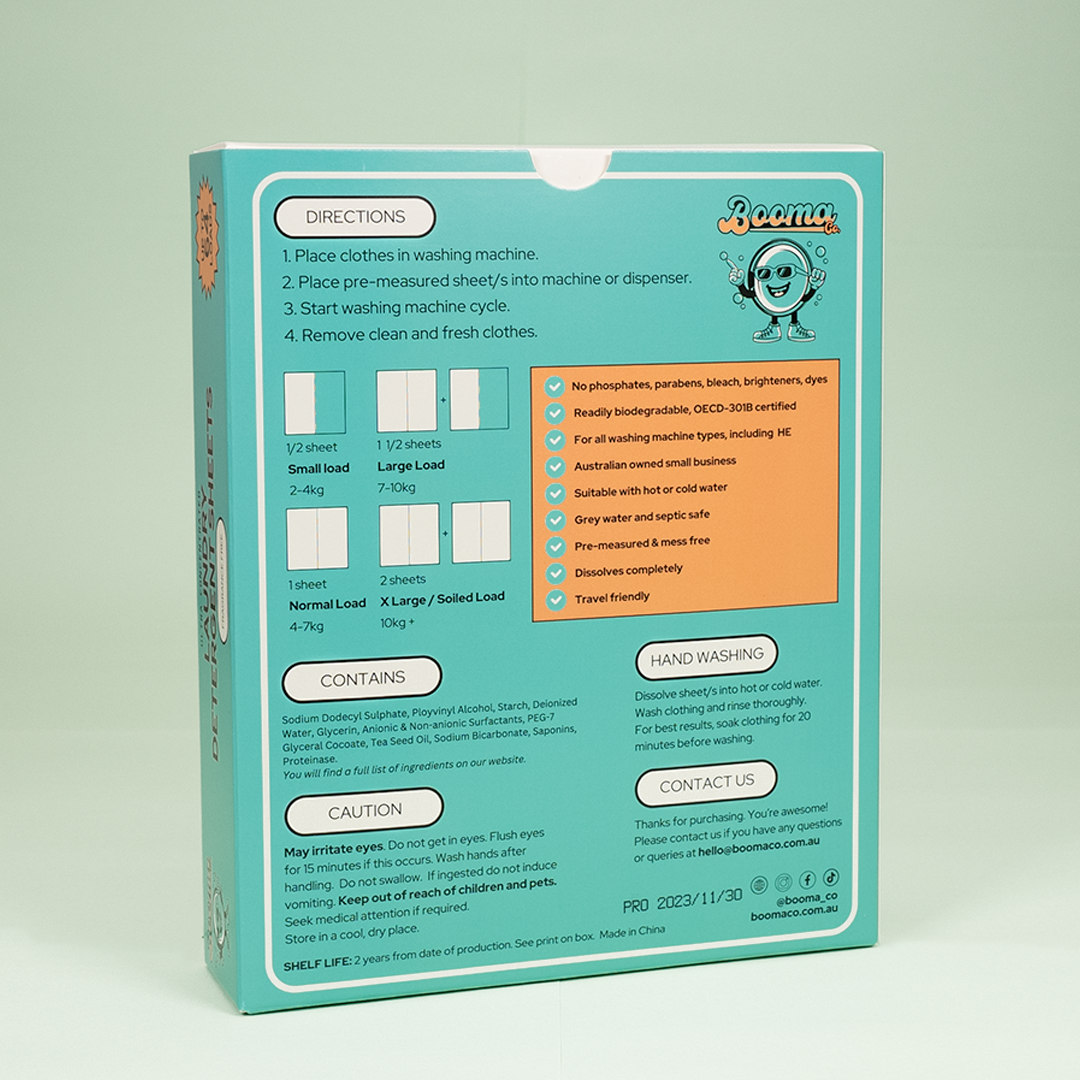 Fragrance Free Premium Laundry Detergent Sheets - A Better Laundry Routine!