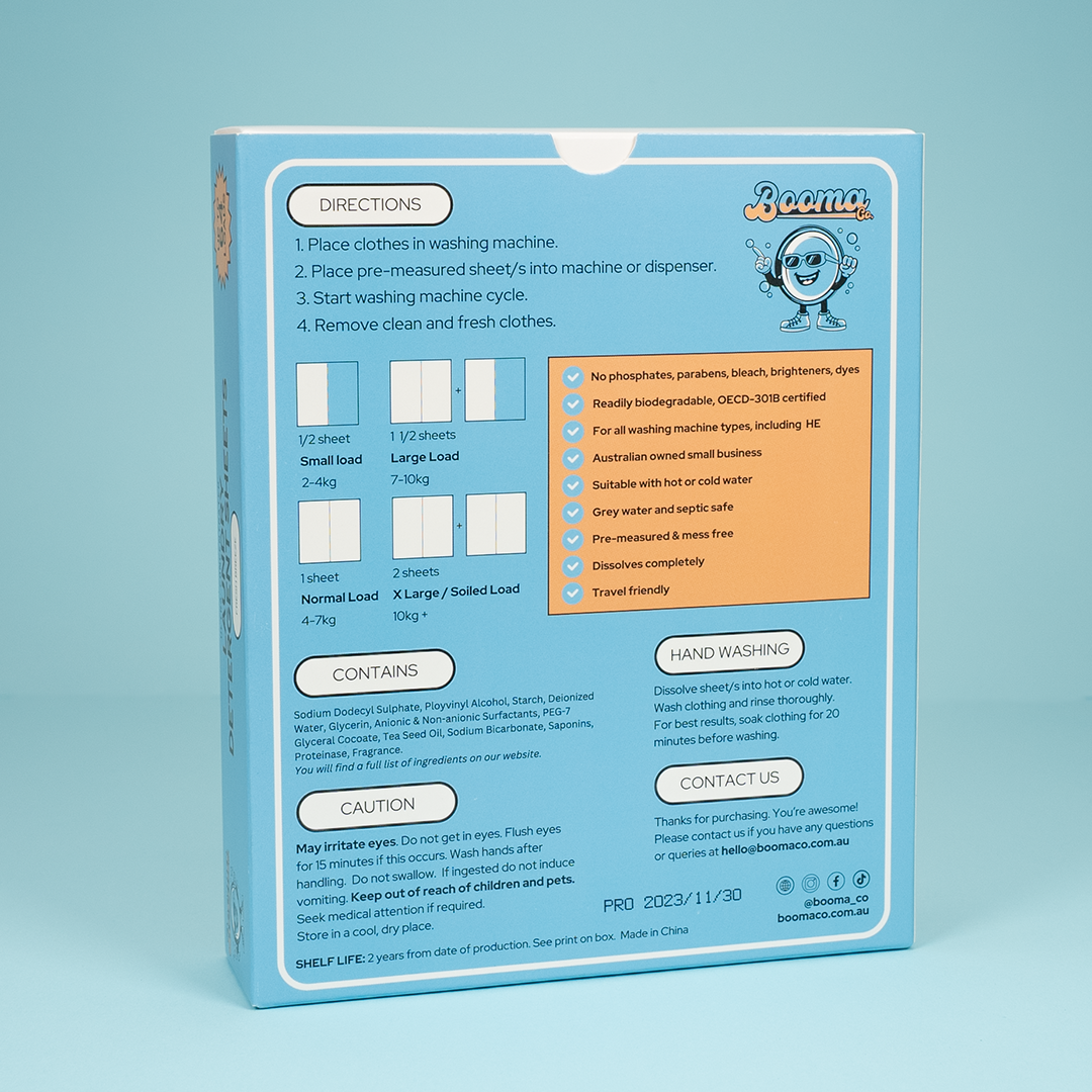 Premium Laundry Detergent Sheets - Fresh Breeze