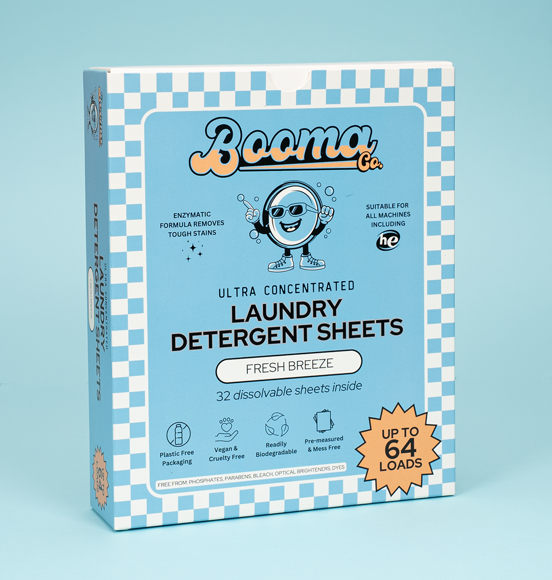 Premium Laundry Detergent Sheets - Fresh Breeze